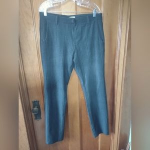 Selected Homme Men's Dress Pants 32w X 32l Charcoal Windowpane
